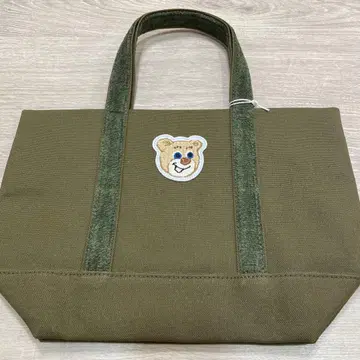 페이러 와펜 토트백 미사용 새상품 올드 테디 다크 그린