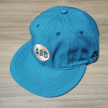 LSD 로고 자수 터콰이즈 캡