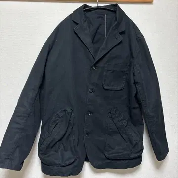 beams 블랙 테일러드 자켓