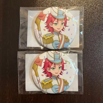 마루쿠지 아이돌타임 프리파라 미타카 아사히 스에요시 캔뱃지 2점