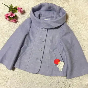 [ 새상품 ] 프랑슈리페 정가 31900엔 숏코트 M 라벤더 블루