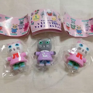 Yumi kitagishi 하얀 고양이와 친구들 피규어 컬렉션