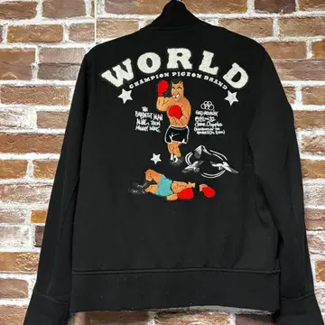 STAPLE 마이크 타이슨 콜라보 바시티 자켓