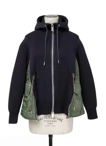 sacai 스테디셀러 인기 후드티 네이비/카키 사이즈 3 새상품급
