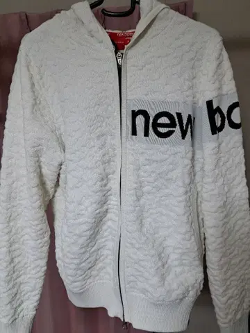 new balance 플리스 자켓 사이즈 2 화이트