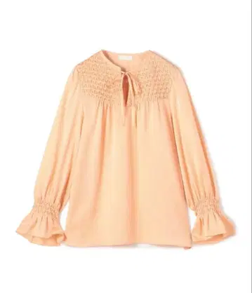 투모로우랜드 보르지 코튼 실크 새틴 턱 블라우스 2024년