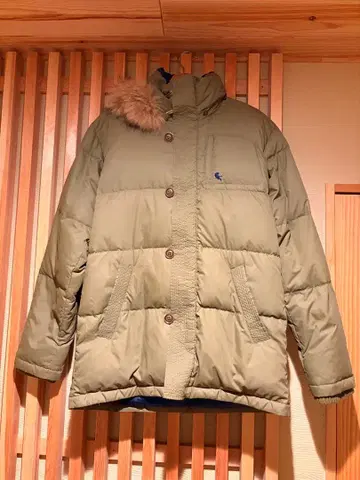 오니츠카타이거 아식스 08AW 샘플 다운 자켓 L 카키