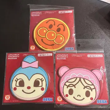 호빵맨 뮤지엄 코스터 3종 세트 묶음 판매