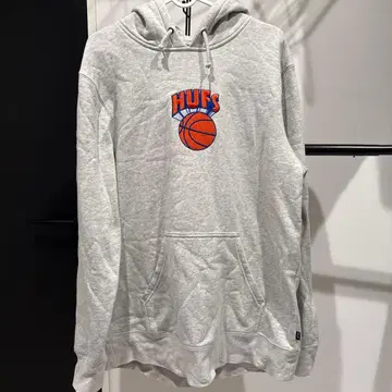 HUF 농구 로고 후드티 L 사이즈 그레이