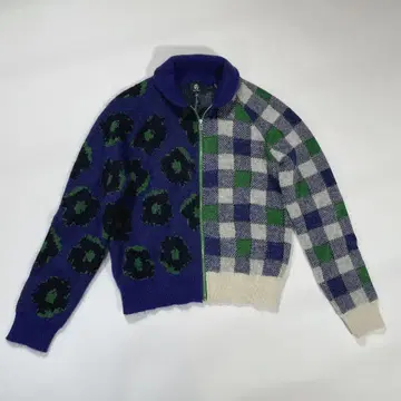 PS 폴스미스 모헤어 집업 니트 자켓 꽃무늬 M