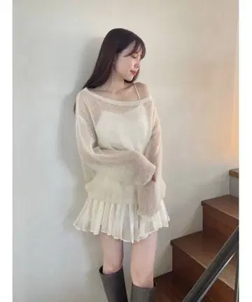 스나이델 오간 프릴 숏 팬츠