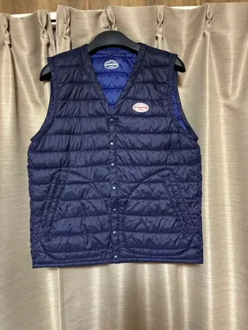 EVERRIVER 네이비 퀼팅 이너 베스트