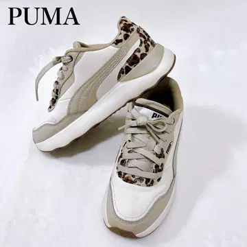PUMA 런테임드 플랫폼 레오파드 무늬 스니커즈