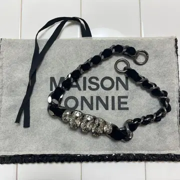 MAISON NONNIE 블랙 비즈 목걸이
