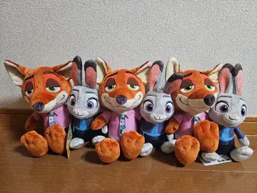 주토피아2 페어 봉제 인형 닉&주디 3개