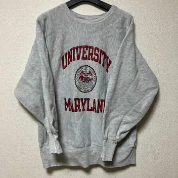 Champion 리버스 위브 그레이 맨투맨 L