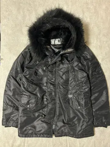 새상품급 AZUL N3-B 밀리터리 자켓 블랙