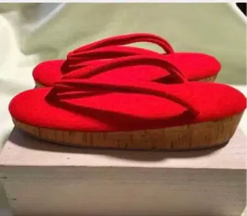 미사용 벨벳 코르크 조리 모던 빨간색 M