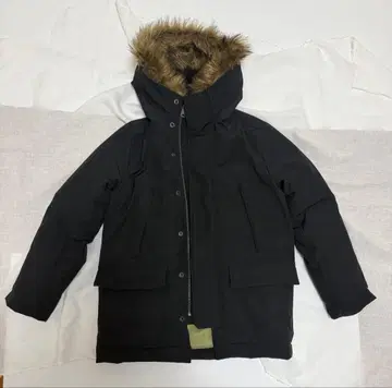 [ 무료배송 ] GAP 아우터 자켓 블랙 후드 퍼 포함