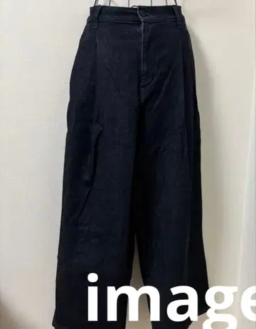 [ 택 포함 새상품 미사용 ] 무인양품 오가닉 코튼 데님 원워시