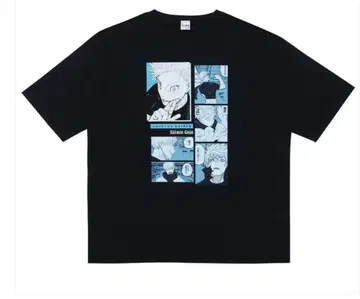 주술회전 고죠 사토루 벌스데이 2025 빅 실루엣 T셔츠