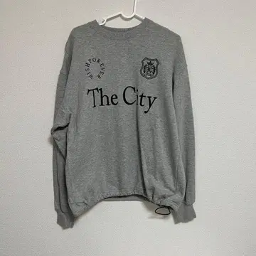 WISH FOREVER 그레이 맨투맨 S 사이즈