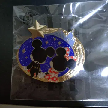 미키 미니 핀 배지 별하늘 디자인
