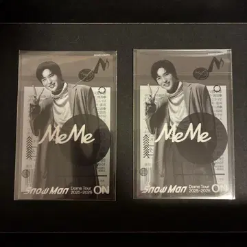 메구로 렌 클리어 스티커 2장 세트