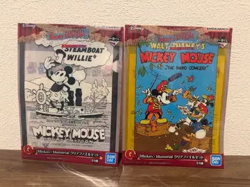 미키 미니 클리어 파일 2장 세트 1번 복권 미니 사이즈 디즈니