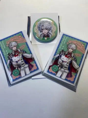 니지산지 Dytica 산리오 사진풍 카드 반짝반짝 캔뱃지 무라쿠모 카게츠