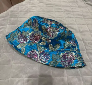 jouetie 꽃무늬 버킷햇 파랑