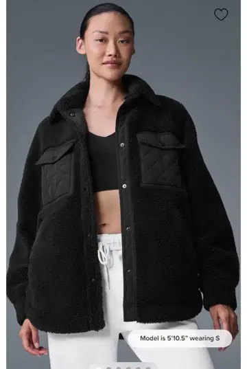 alo sherpa edge shacket XS 사이즈