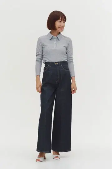 yori 택 포함 새상품 Jane 원워시 데님 38