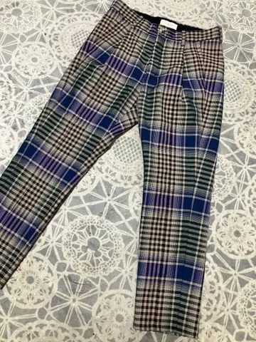 jieda 체크 슬랙스 사이즈 1