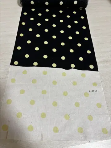 츠모리치사토풍 도트 무늬 면 옷감