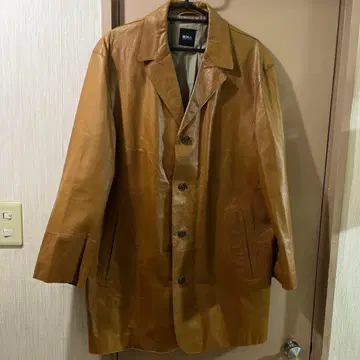 BOSS 브라운 가죽 자켓 휴고보스 Hugo BOSS