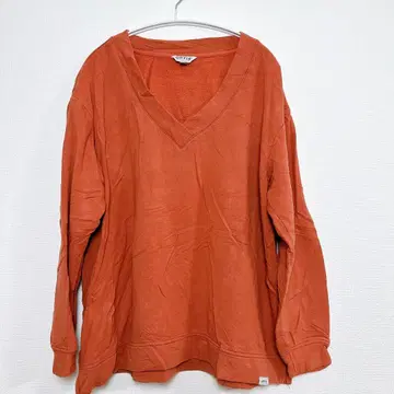 새상품급 ORVIS [ XL ] 오렌지 V넥 트레이닝복