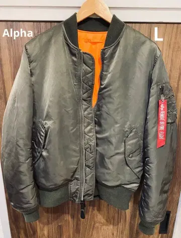 Alpha 알파 MA-1 플라이트 자켓 올리브 그린