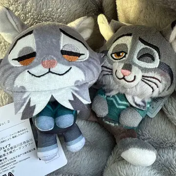 주토피아2 파우버트 코텟토펫탄 마스코트 &you 세트