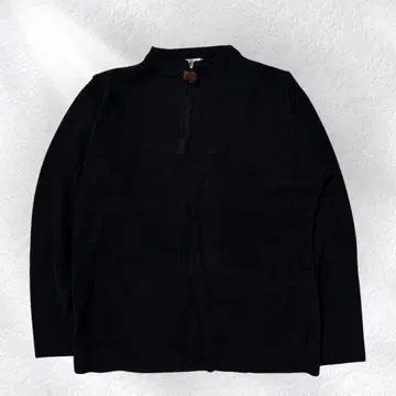 블랙 니트탑 퍼 손잡이 긴팔 L 방한 가을/겨울 오피스