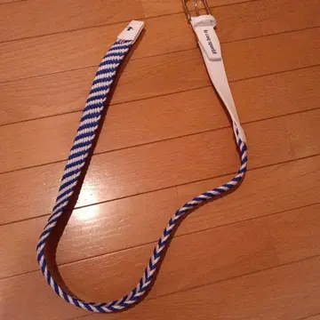 르꼬끄 스포르티브 웨빙 벨트 블루 화이트