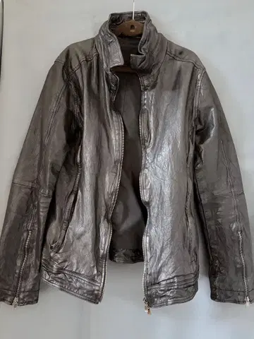 블랙 가죽 자켓