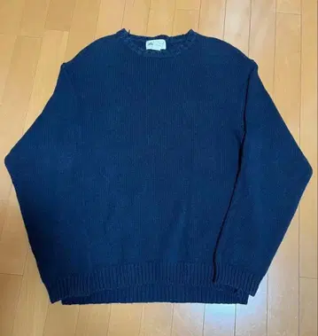 에디바우어 코튼 니트 화이트 택 90s