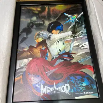 메타포 판타지오 포스터 프레임 포함 캔뱃지 애니메이트 한정판