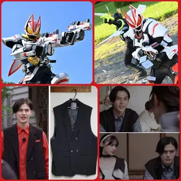 가면라이더 기츠 우키요 에이스 초반 착용 의상 베스트 베스트 M 사이즈