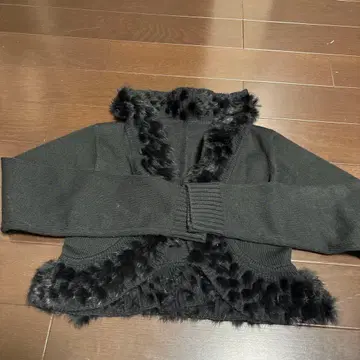 eeDoo 블랙 니트 가디건