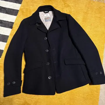 SHIPS 다크 네이비 울 피 코트 M