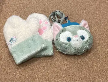 더피와 프렌즈 Gelatoni 장갑과 파우치 세트