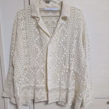 FRAMeWORK 아이보리 레이스 셔츠 새상품급