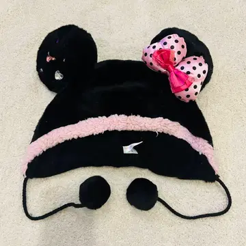 미니 마우스풍 플리스 모자